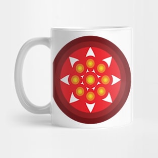 Red Mandala Eye Mug